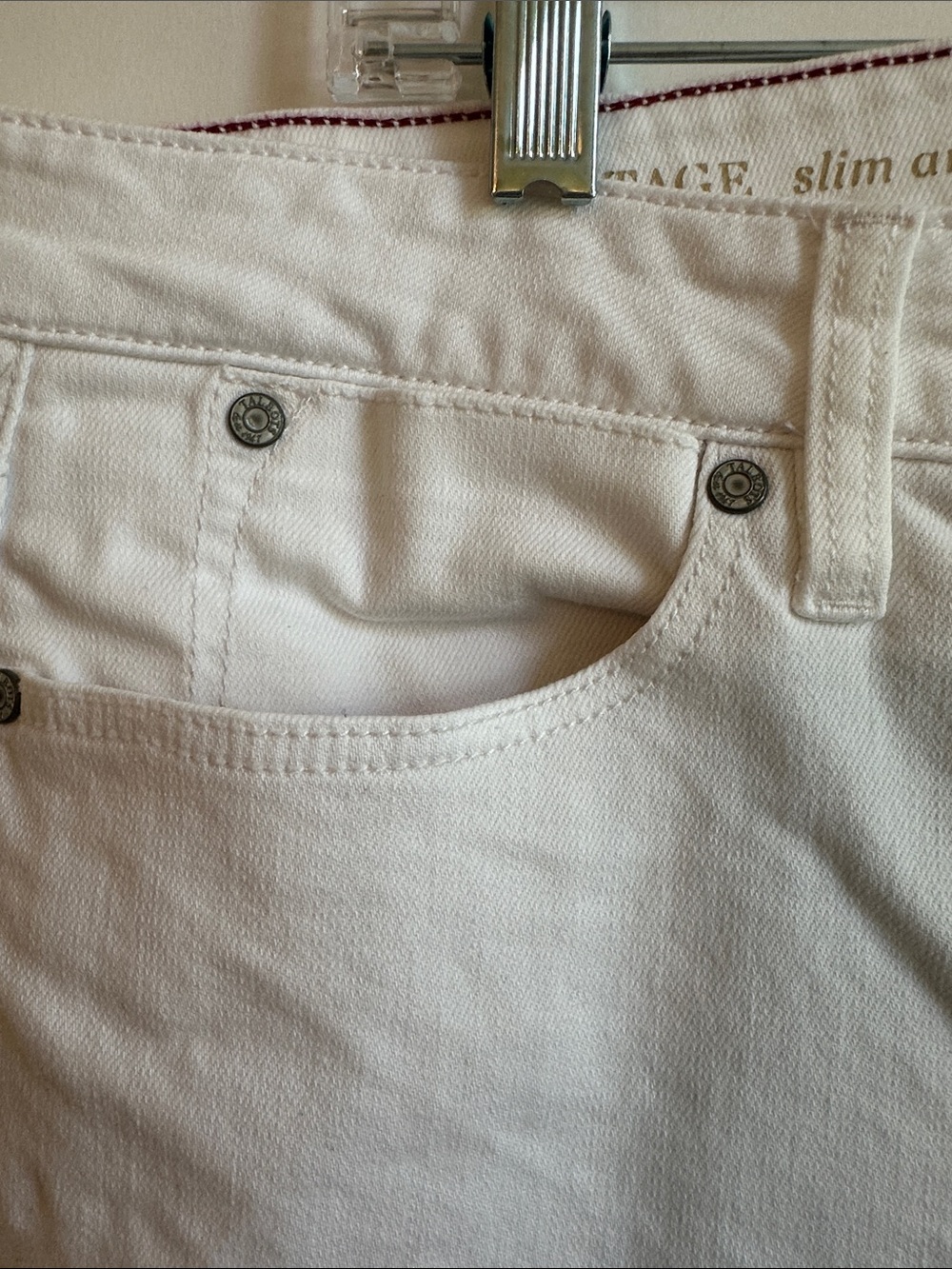 Talbots White Skinny Ankle Jeans with Stretchy Comfort - Picture 7 of 8